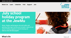 Desktop Screenshot of jewishmuseum.com.au