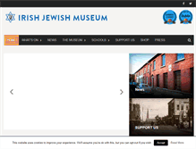 Tablet Screenshot of jewishmuseum.ie